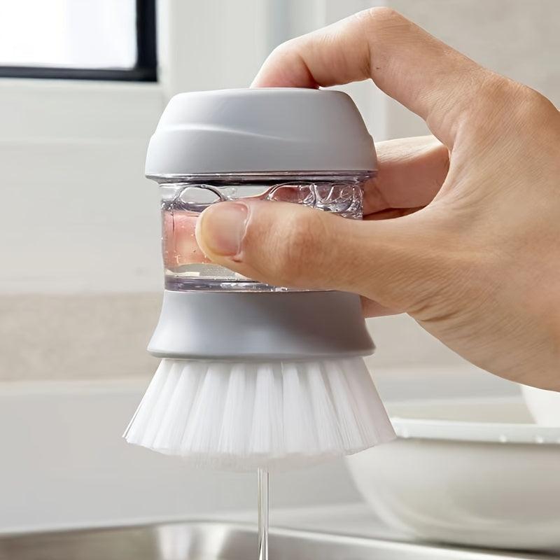 Tableware Washing Brush Press On Type Kitchen Pot Brush