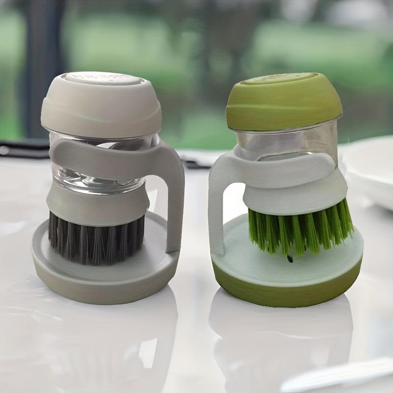 Tableware Washing Brush Press On Type Kitchen Pot Brush