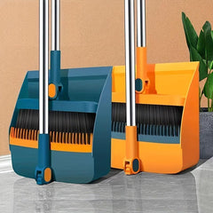 Household Broom And Dustpan Set Durable Plastic