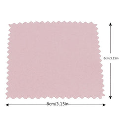 50pcs Jewelry Cleaning Cloth Silver Polishing Cleaner Microfiber for Jewelry