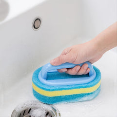 2 Packs Bathtub Scrubber Sponge Brush Soft Magic Sponge Eraser
