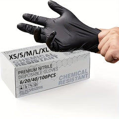Nitrile Disposable Gloves Chemical Resistant Waterproof