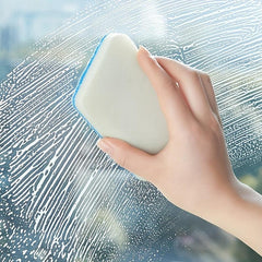 Trapezoidal Bathtub Brush with Sponge for Tile Cleaning