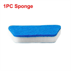 Trapezoidal Bathtub Brush with Sponge for Tile Cleaning