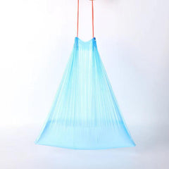 75pcs Drawstring Garbage Bag Automatic Closure Trash Bag Household Waste Bag