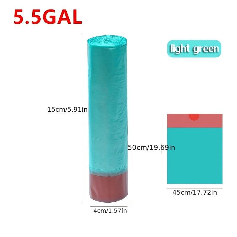 75pcs Drawstring Garbage Bag Automatic Closure Trash Bag Household Waste Bag