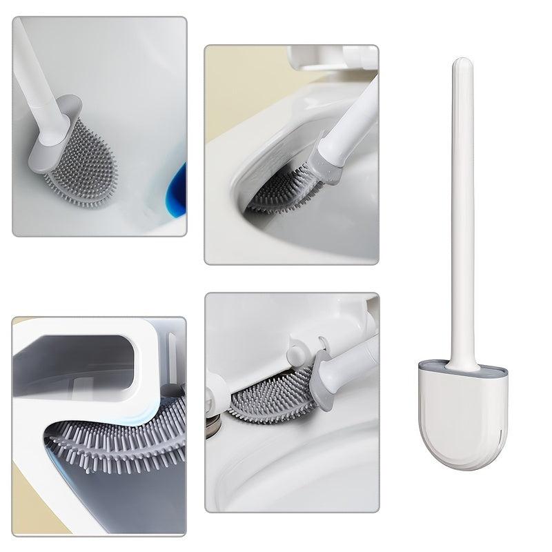 Silicone Toilet Brush Easy to Clean and Convenient to Use