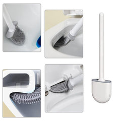 Silicone Toilet Brush Easy to Clean and Convenient to Use