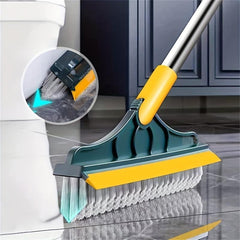 2 In 1 Floor Brush Grout Brush Scrub Brush With Scraper