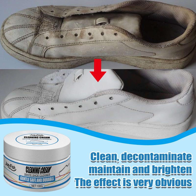 3pcs Shoes Cleaning Cream Sports Canvas Shoes Cleaner Stain Remover