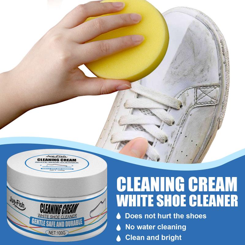 3pcs Shoes Cleaning Cream Sports Canvas Shoes Cleaner Stain Remover