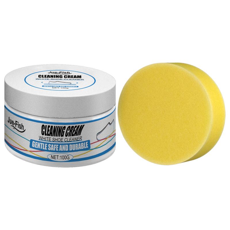 3pcs Shoes Cleaning Cream Sports Canvas Shoes Cleaner Stain Remover