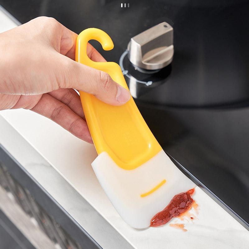 1pc 4pcs Silicone Kitchen Scraper Effortless Cleaning Tool