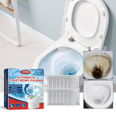 12pcs Toilet Bowl Cleaner Automatic Toilet Cleaning Effervescent Tablet