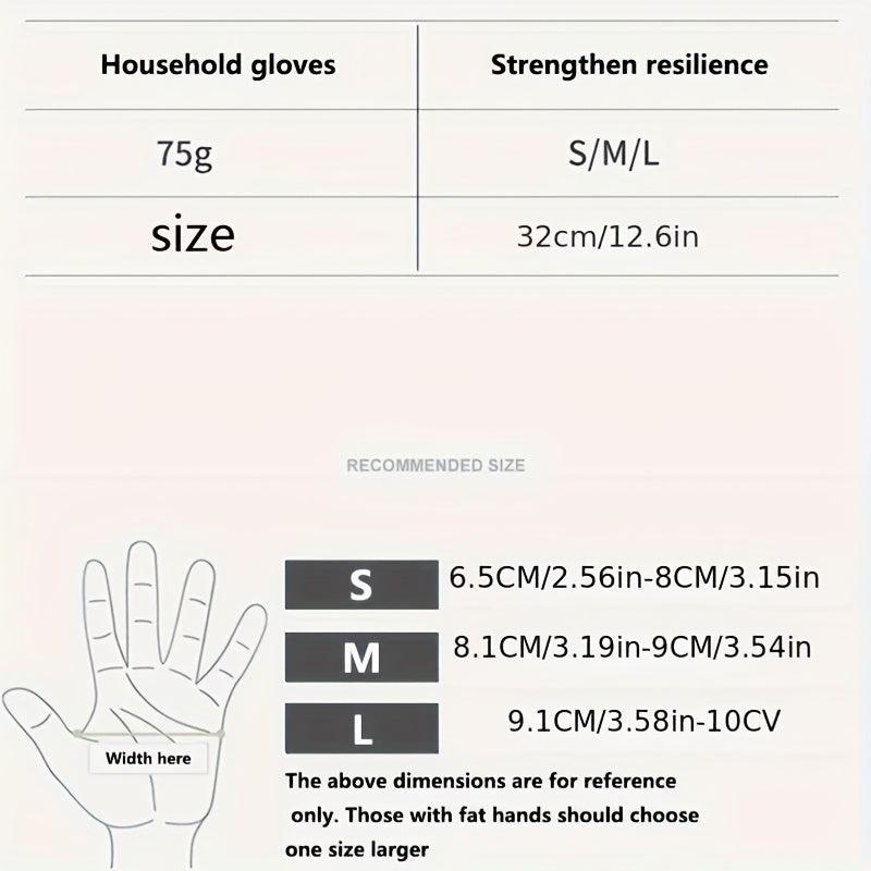 Durable Cleaning Gloves Warm Wear Resistant Latex Gloves