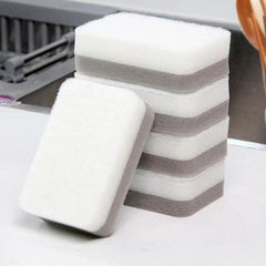 5pcs Decontamination Dishwashing Sponge Double Sided Cleaning Brush for Kitchen