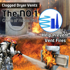 Dryer Vent Cleaner Kit - Lint Remover & Vacuum Attachment