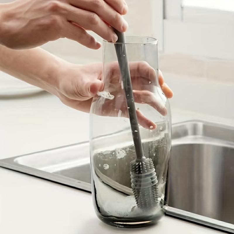 Silicone Rotating Cup Brush Tea Stain Removal Cleaning Brush