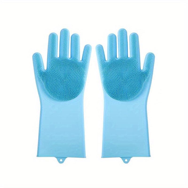 Silicone Dishwashing Gloves for Men and Women Household Cleaning