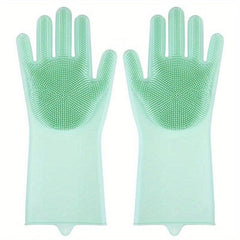 Silicone Dishwashing Gloves for Men and Women Household Cleaning