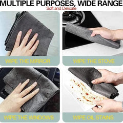 Magic Glass Wiping Rags 10pcs Multifunctional Cleaning Cloths