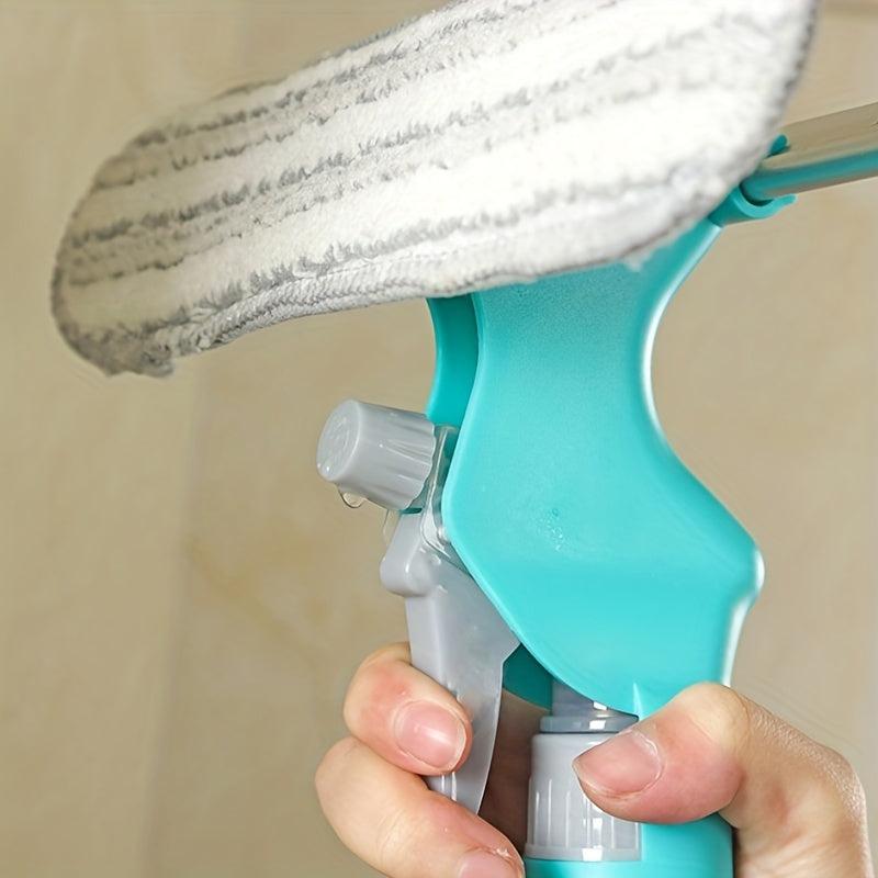 4-In-1 Glass Wiper with Scraper, Sprayer & Brush