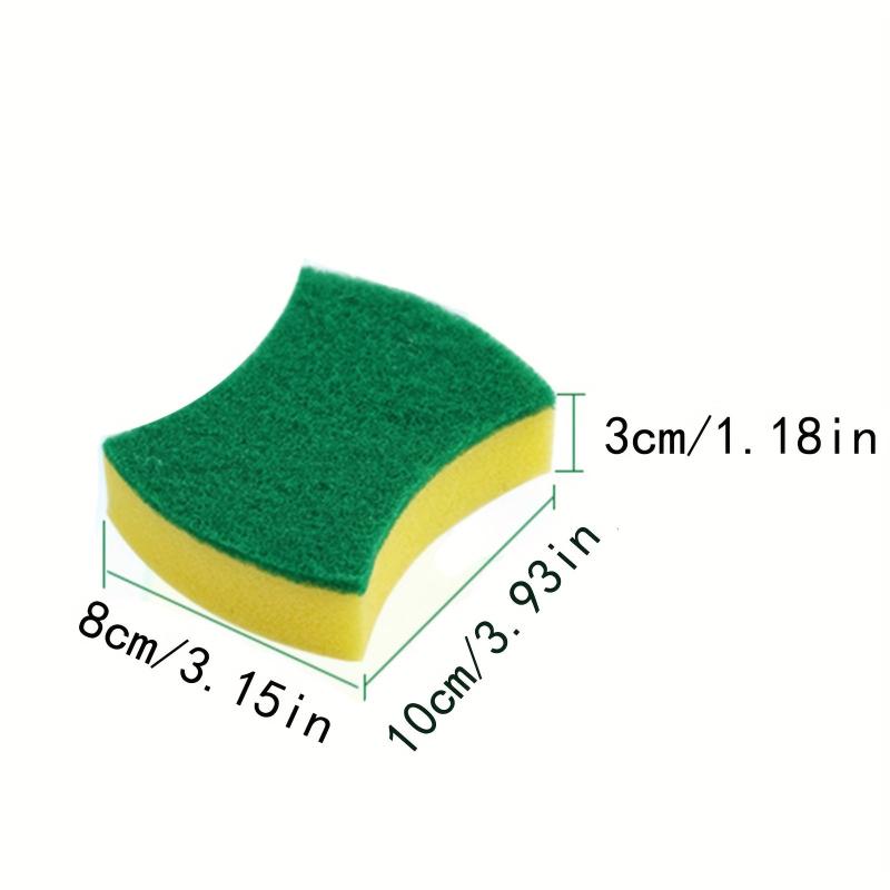 10pcs Eco Non-scratch Kitchen Cleaning Sponge Block for Dish Scrub