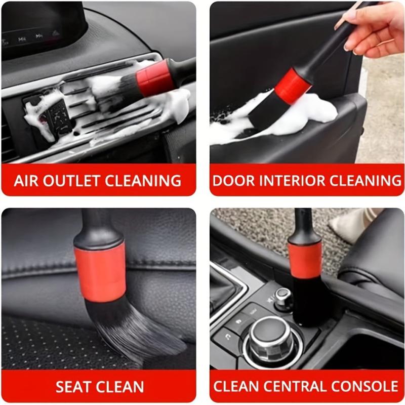 5pcs Car Detailing Brush Car Cleaning Kit Car Wash Tools Auot Detailing Set