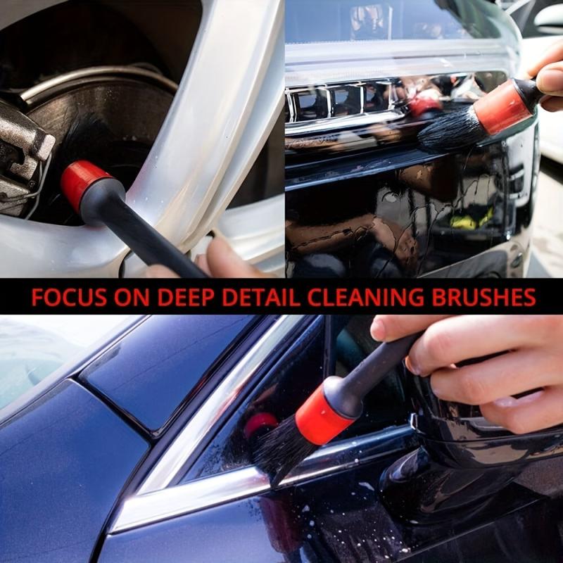 5pcs Car Detailing Brush Car Cleaning Kit Car Wash Tools Auot Detailing Set