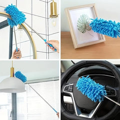 Adjustable Microfiber Chenille Duster Home Car Office Cleaning Tool