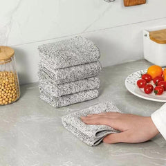 12pcs Microfiber Cleaning Cloth Dish Towel Multifunctional Household Rag
