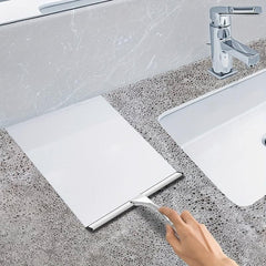 2 Pack Stainless Steel Shower Scraper w/ Adhesive Hook