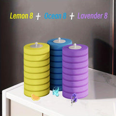 Disposable Toilet Brush Set with Refill Heads, Fragrant, 24pcs 40pcs