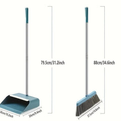 Thickened Large Broom and Dustpan Set with Long Handle