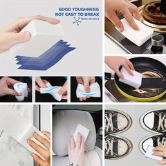 Magic Sponge Eraser Bulk Cleaning Pads - Extra Thick & Long Lasting