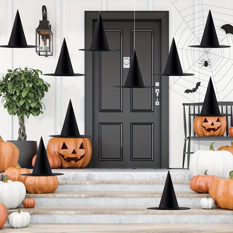 5pcs Witch Hats for Halloween Costume and Party Accessories