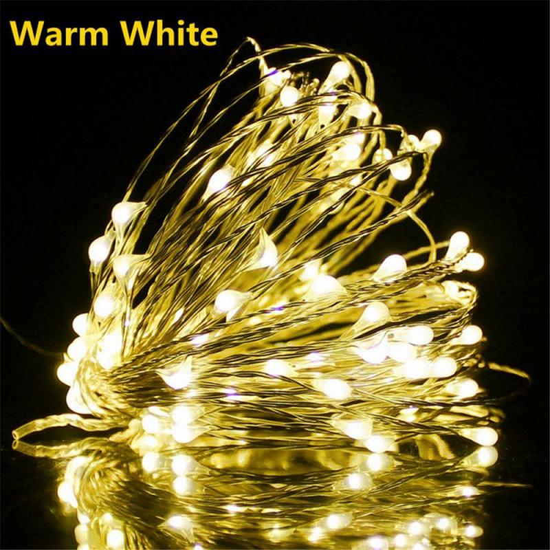 USB Fairy String Lights LED Copper Wire Garland Holiday Lighting