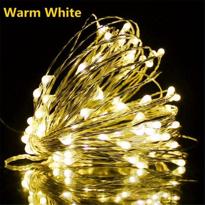USB Fairy String Lights LED Copper Wire Garland Holiday Lighting