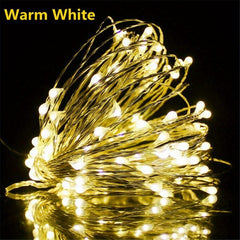 USB Fairy String Lights LED Copper Wire Garland Holiday Lighting