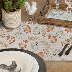 Watercolor Pumpkin Table Runner - Autumn Home Decor