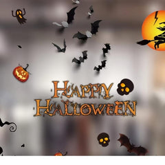 12pcs Halloween Bat 3D Wall Decoration Party Decoration