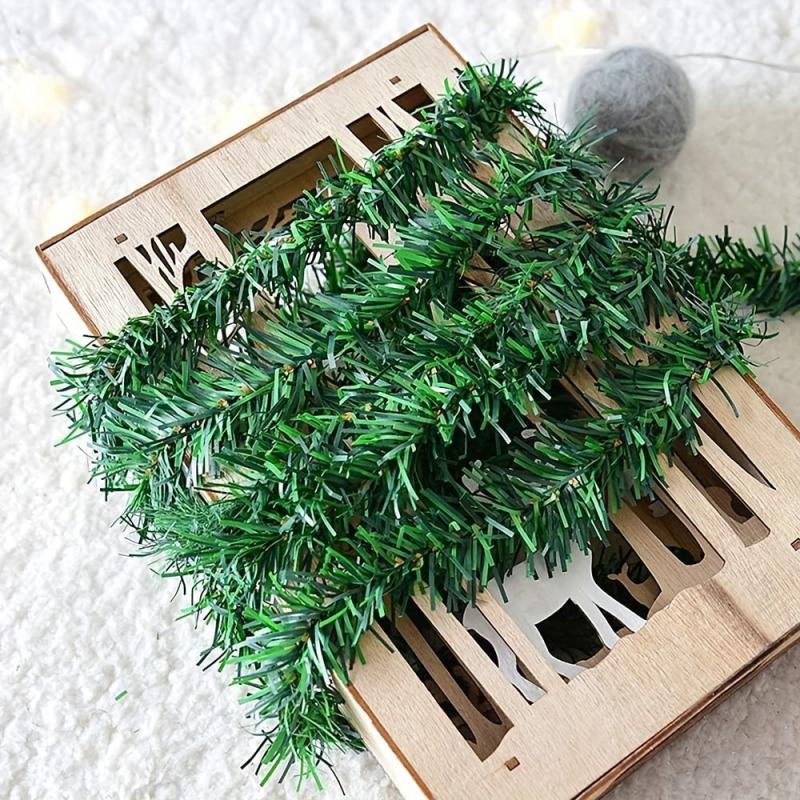 18ft Christmas Pine Garland Greenery Holiday Wedding Decoration