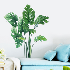 Plant Leaves Wall Sticker for Home Decor