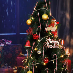 12pcs Christmas Tree Crutches - Elegant and Stable Holiday Decor