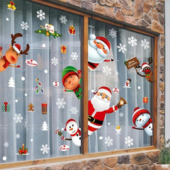 182pc Christmas Supplies Hotel Window Decoration Stickers
