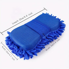 Car Hand Soft Towel Microfiber Chenille Washing Gloves Coral Fleece Gloves