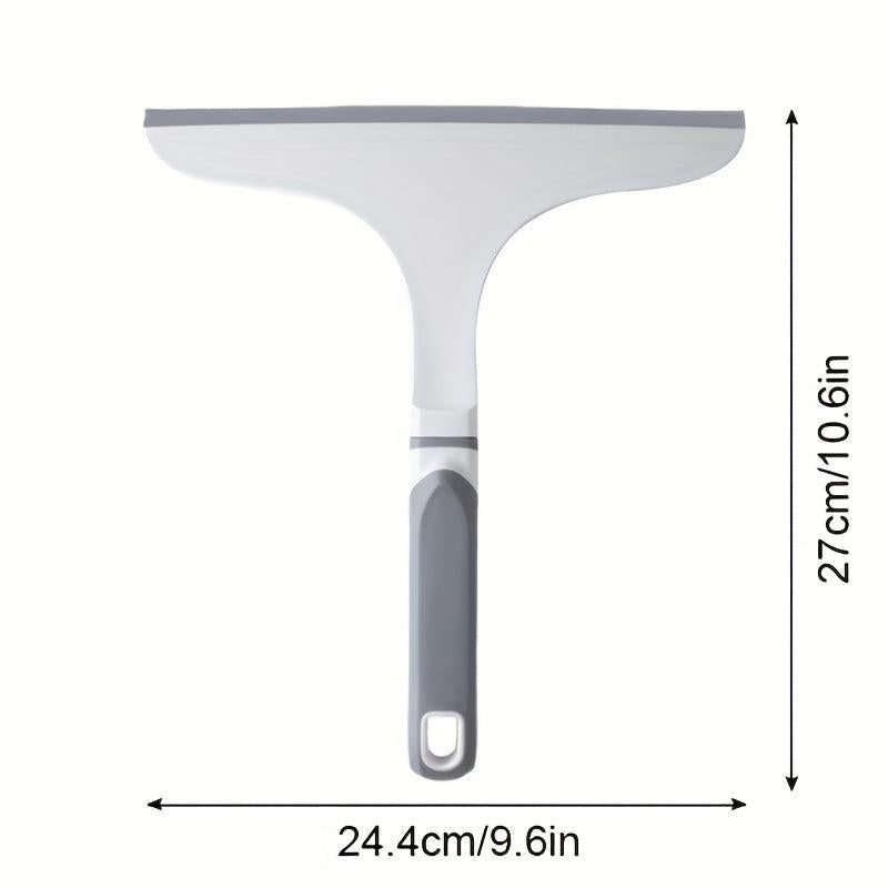 2pcs Shower Squeegee Glass Wiper Water Removal Scraper