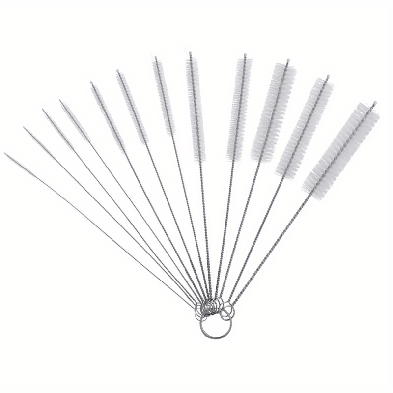 12pcs Reusable Straw Cleaning Brushes Long Straw Cleaning Brush