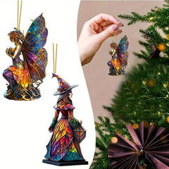 Christmas Tree Hanging Ornaments Acrylic Car Hanging Ornaments