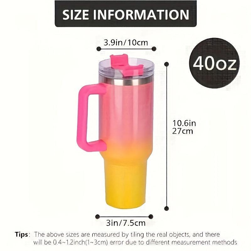 40oz Stainless Steel Car Mug with Large Capacity Handle